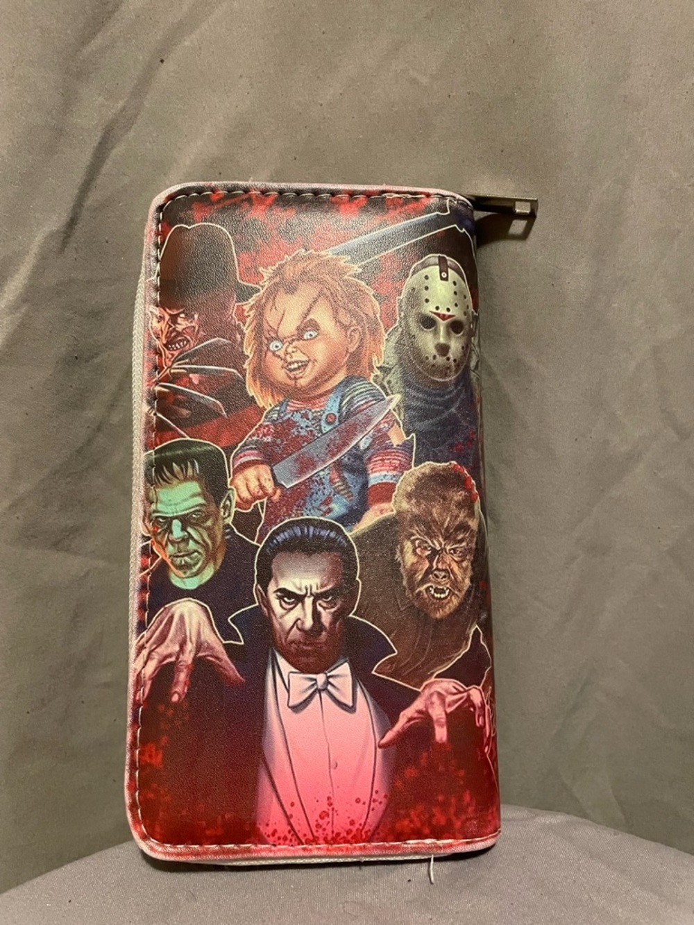 Horror Icons Zip Wallet - Multicolor - Picture 2 of 7